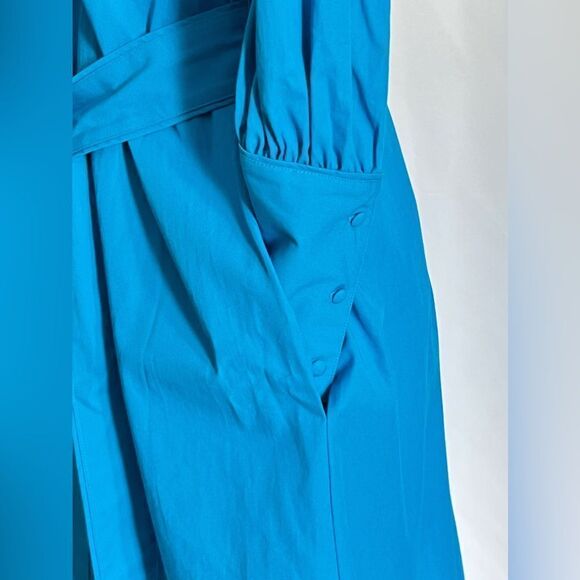 Co Belted Long-Sleeve Midi-Dress siz XS - Picture 12 of 15